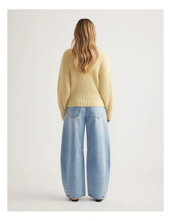 Rose Drop Shoulder Knit Jumper image 2