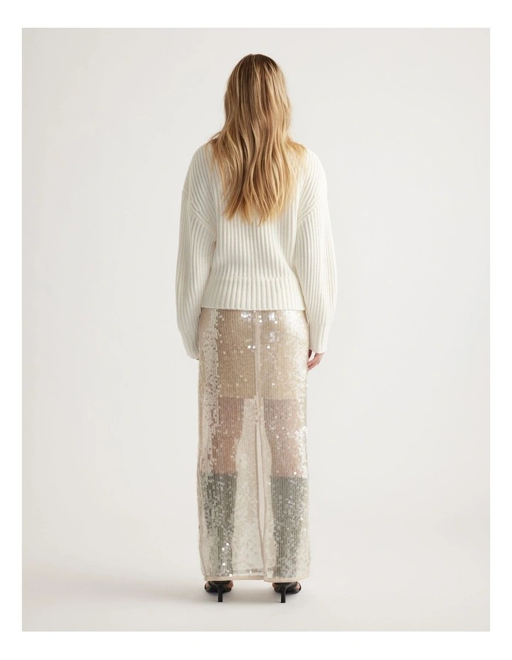 Rose Drop Shoulder Knit Jumper image 2