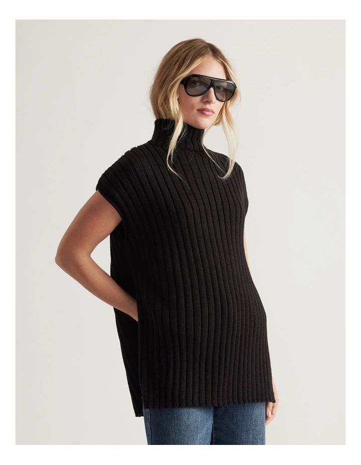 Julia High Neck Knit Tunic image 3
