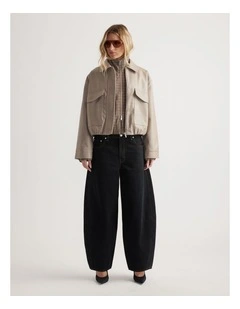 Reece Faux Leather Jacket