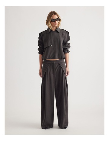 Charcoal Stripe colour