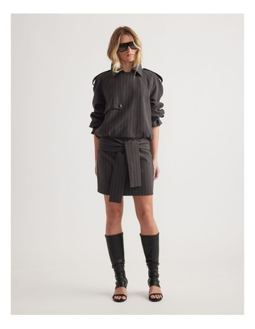 Charcoal Stripe colour