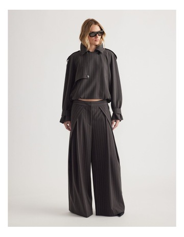 Charcoal Stripe colour