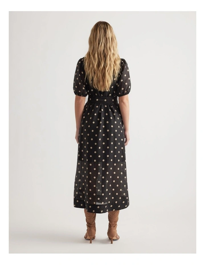 Becca Puff Sleeve Midi Dress image 2
