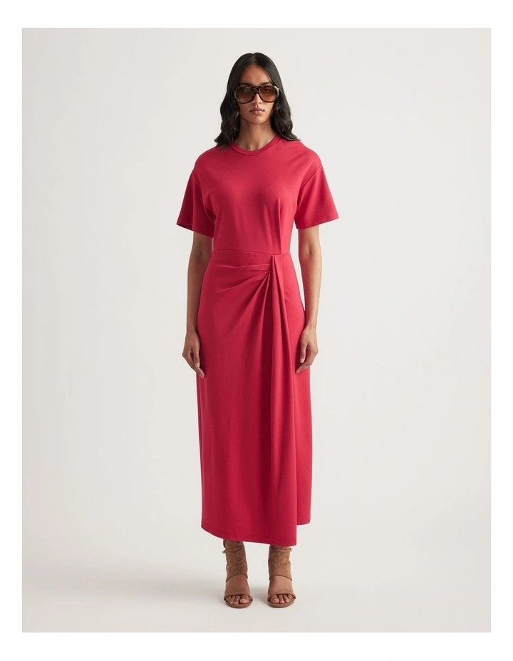 Naomi Short Sleeve Midi Dress image 1