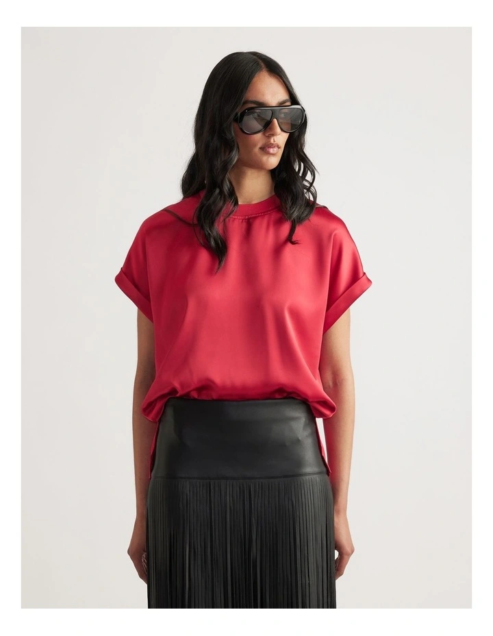 AnnMaree Satin Tee image 3