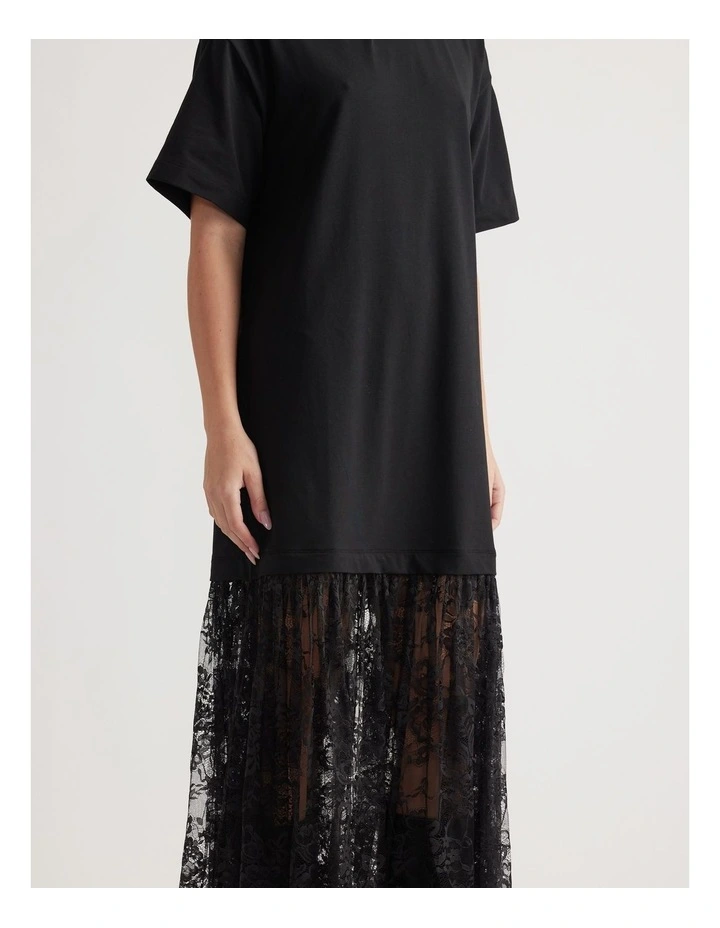 Gia Spliced Lace Maxi Dress image 3
