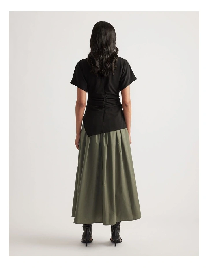 Raya Spliced Midi Dress image 2