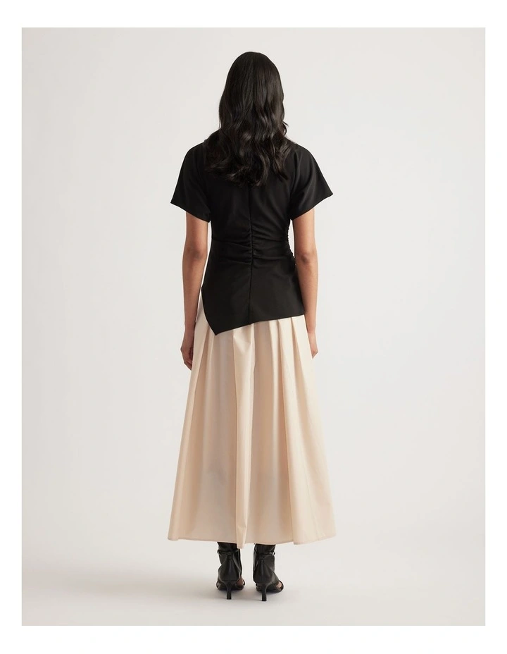 Raya Spliced Midi Dress image 2