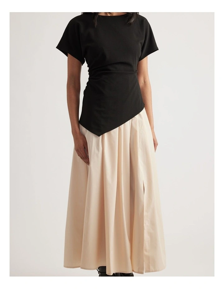 Raya Spliced Midi Dress image 3