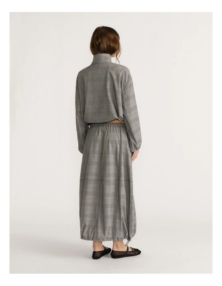 D-Luxe Check Cocoon Skirt image 2