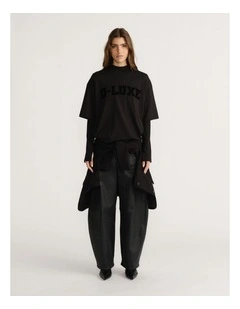 D-Luxe Flocked Logo Tee