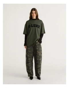 D-Luxe Flocked Logo Tee