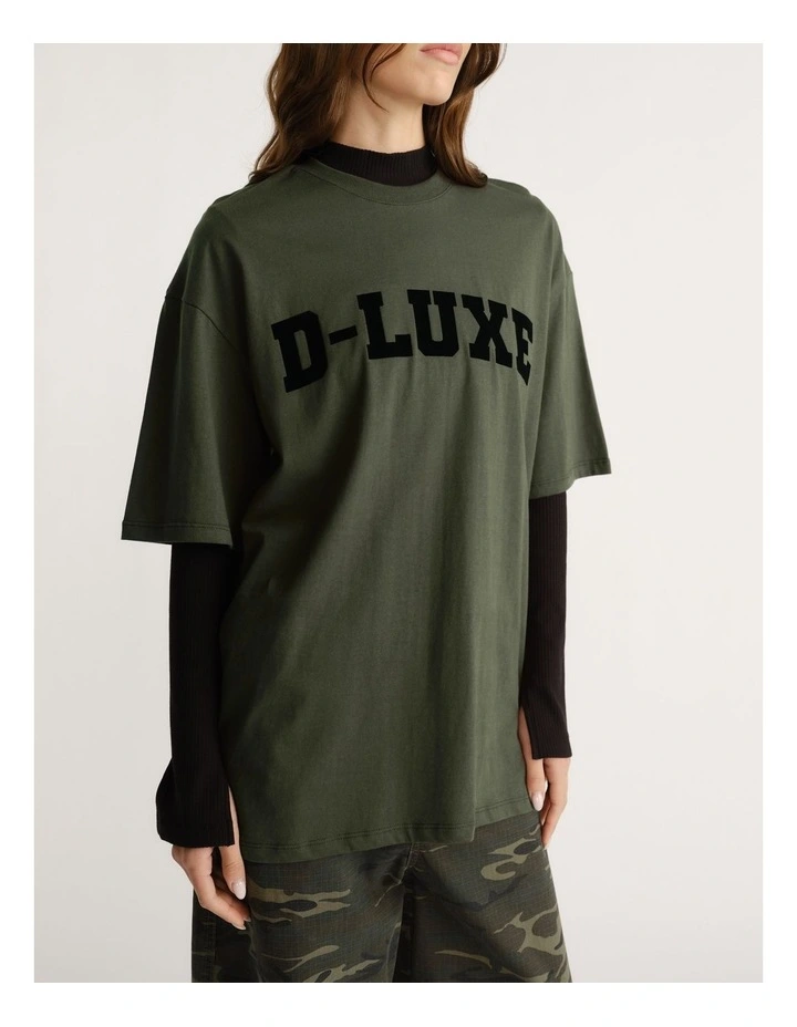 D-Luxe Flocked Logo Tee image 3