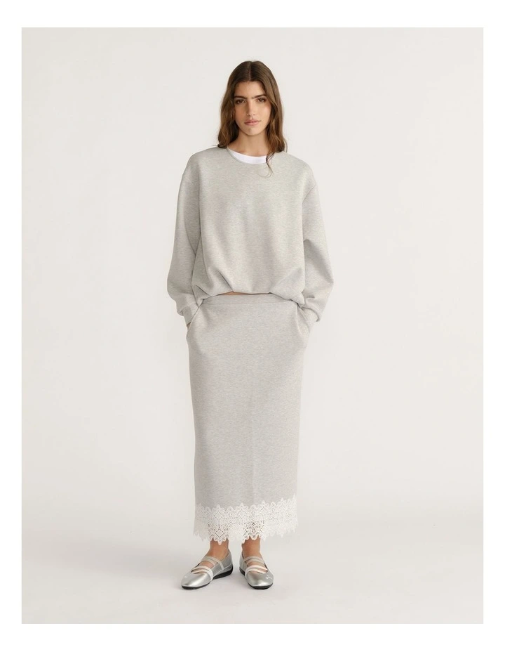 D-Luxe Lace Midi Skirt image 1