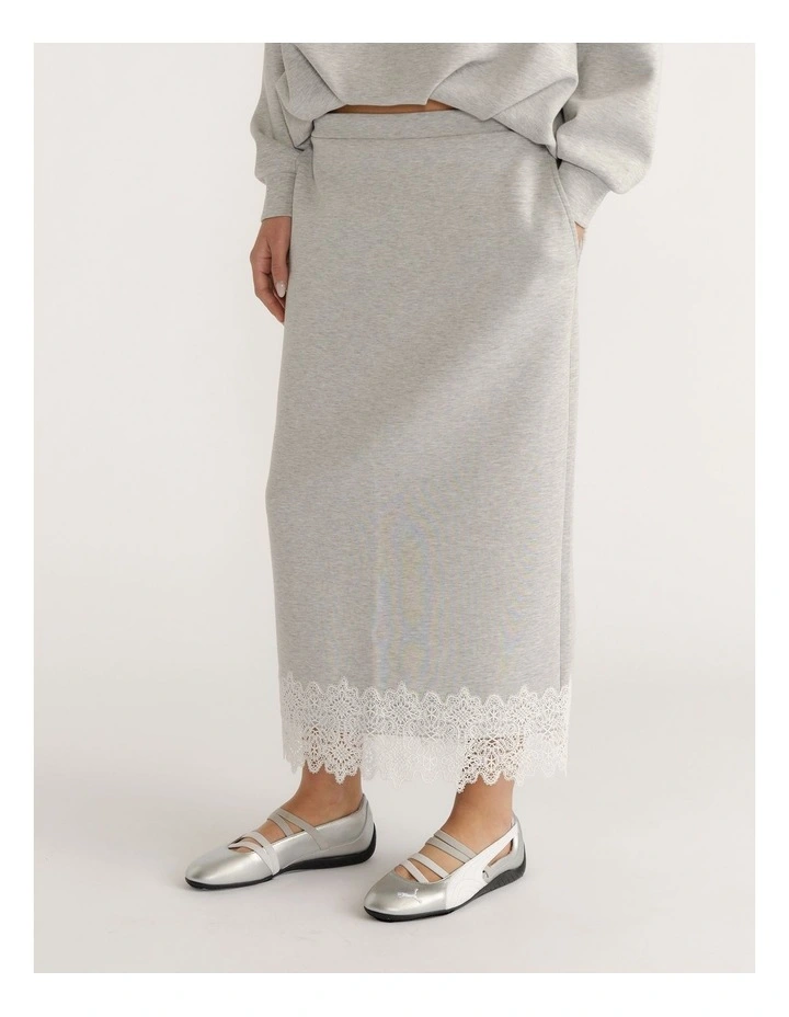 D-Luxe Lace Midi Skirt image 3