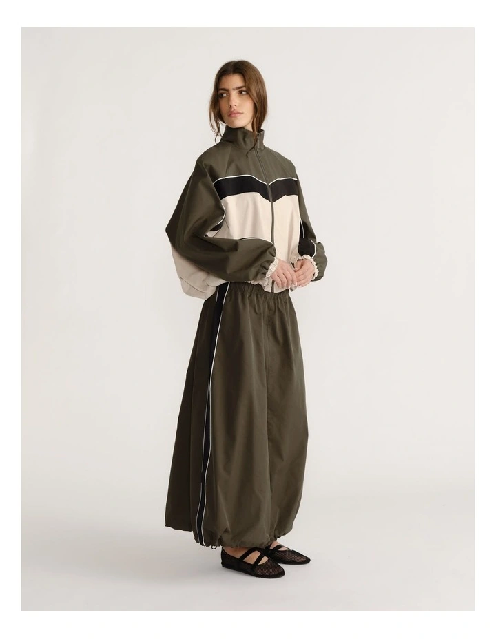 D-Luxe Contrast Panel Skirt image 1