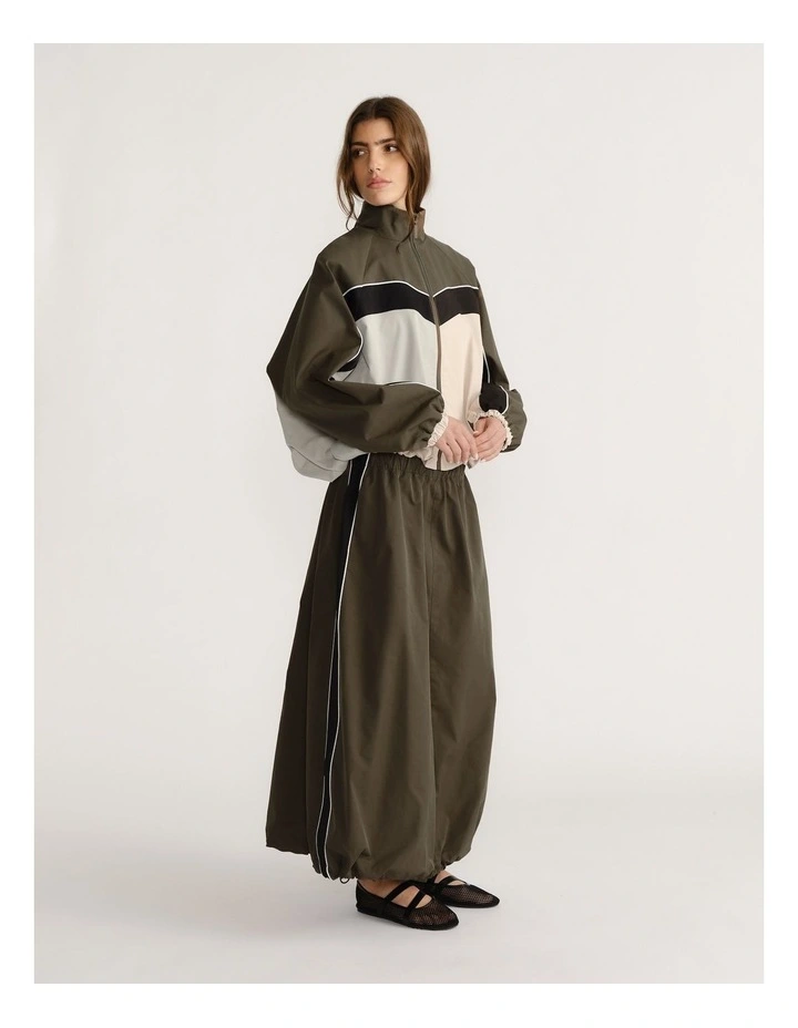 D-Luxe Contrast Panel Skirt image 1