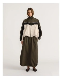 D-Luxe Contrast Panel Parka