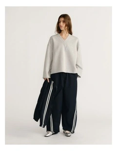 D-Luxe Neoprene V Neck Sweat