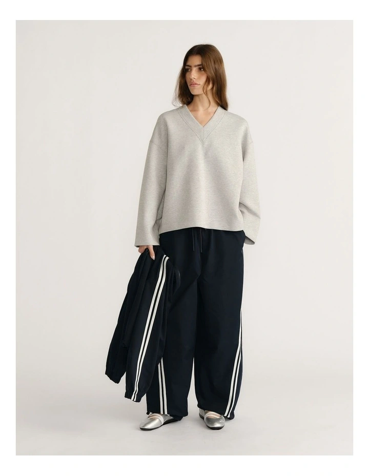 D-Luxe Neoprene V Neck Sweat image 1