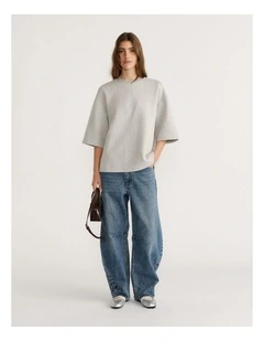D-Luxe Neoprene Zip Back Tee