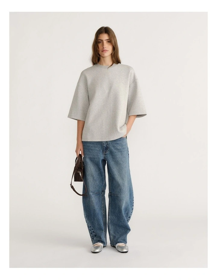 D-Luxe Neoprene Zip Back Tee image 1
