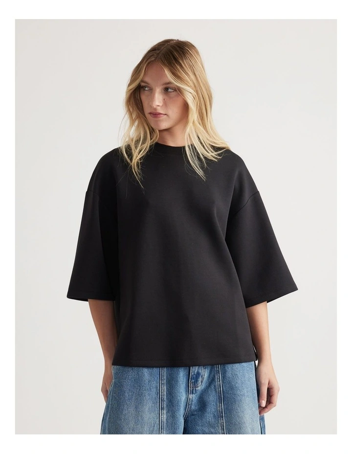 D-Luxe Neoprene Zip Back Tee image 3