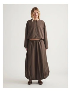 D-Luxe Bubble Midi Skirt