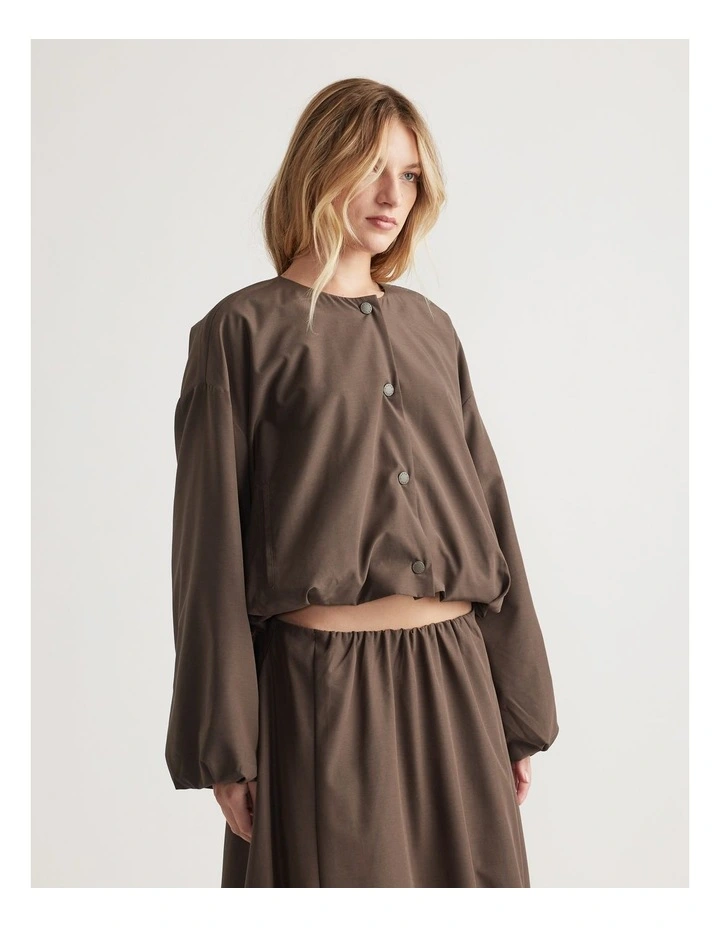 D-Luxe Crop Bubble Jacket image 3
