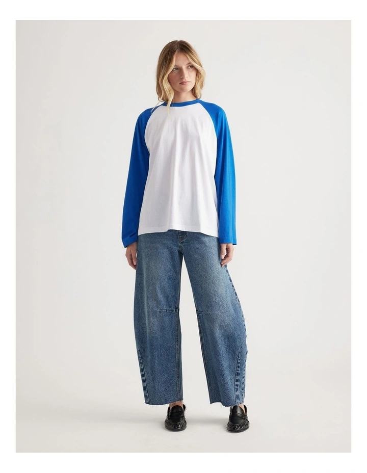 D-Luxe Raglan Long Sleeve Tee image 1
