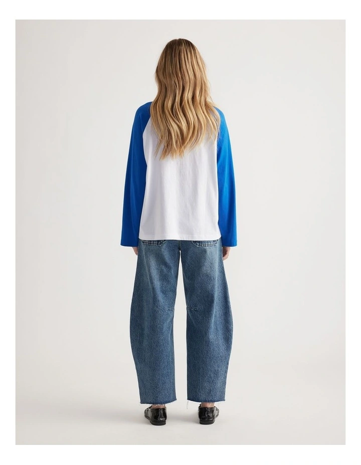 D-Luxe Raglan Long Sleeve Tee image 2