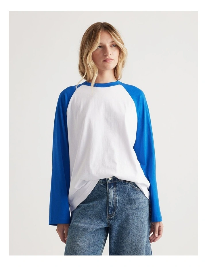 D-Luxe Raglan Long Sleeve Tee image 3