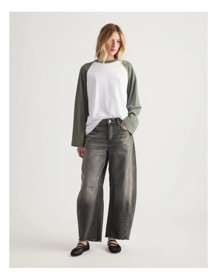 D-Luxe Raglan Long Sleeve Tee image 1