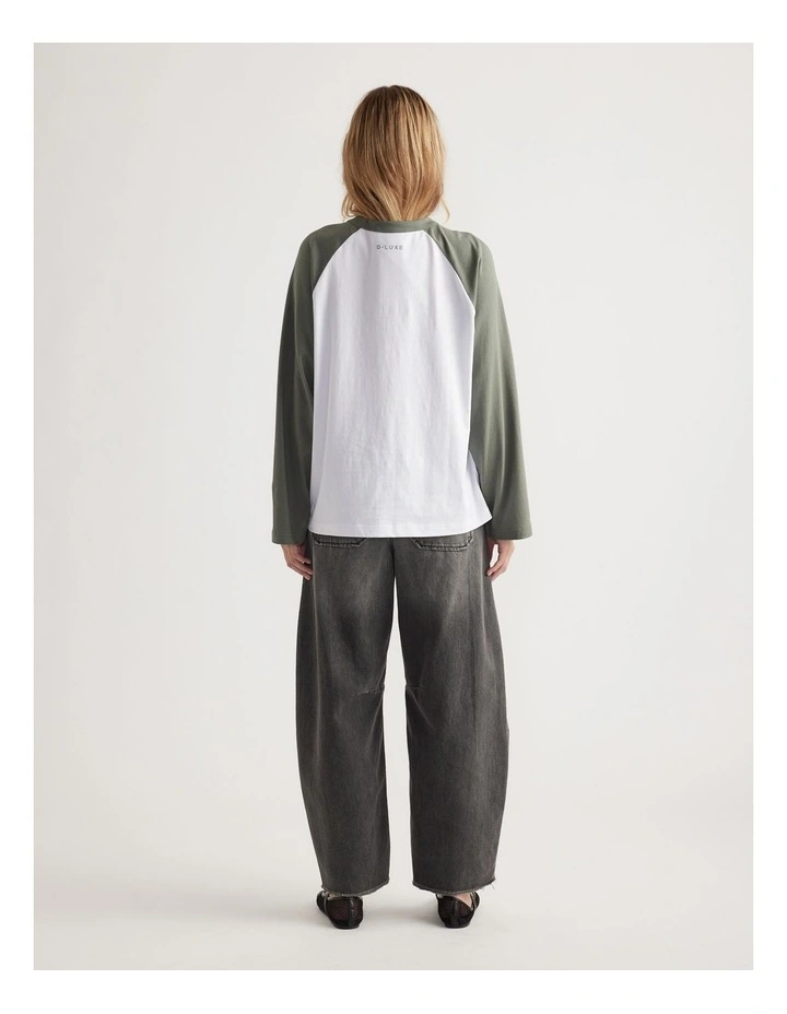D-Luxe Raglan Long Sleeve Tee image 2