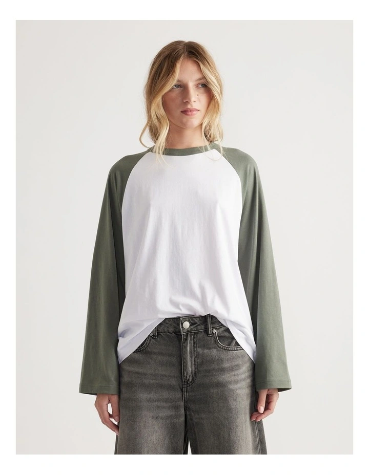 D-Luxe Raglan Long Sleeve Tee image 3