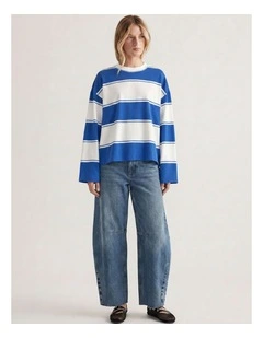 D-Luxe Long Sleeve Stripe Tee