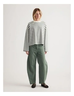 D-Luxe Long Sleeve Stripe Tee