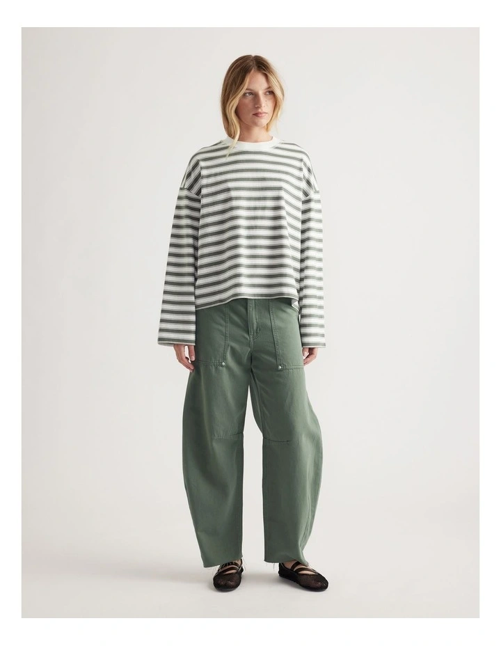 D-Luxe Long Sleeve Stripe Tee image 1