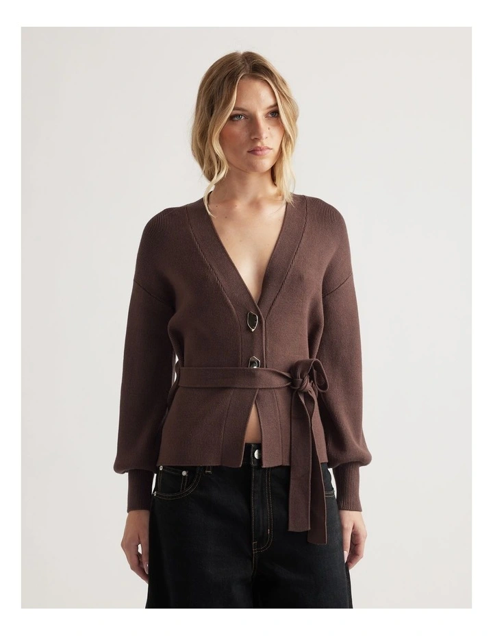 Emma Tie Back Knit Cardigan image 3