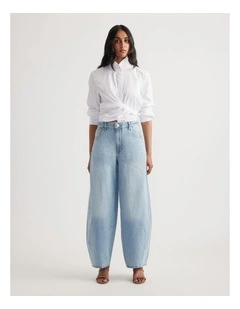 Rhea Barrel Jean