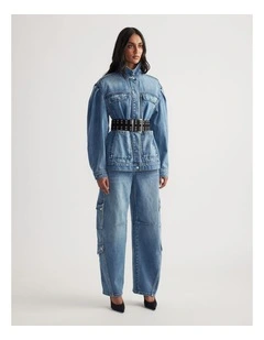 Alexa Cargo Barrel Jean