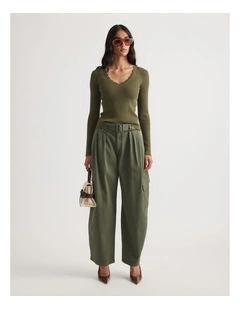 Kai V Neck Long Sleeve Top