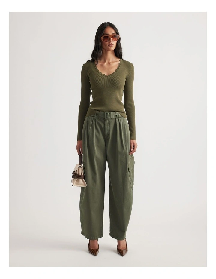 Kai V Neck Long Sleeve Top image 1