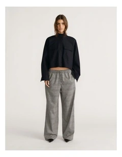 D-Luxe Utility Shirt in Navy
