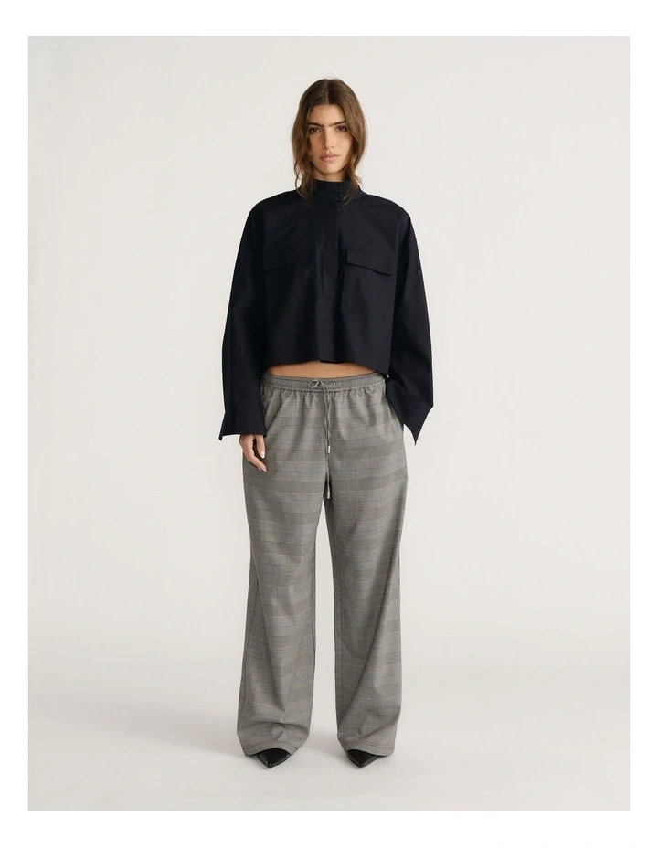 D-Luxe Utility Shirt in Navy image 1