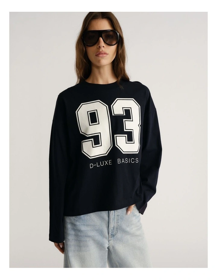 D-Luxe Number Long Sleeve Tee image 3