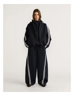 D-Luxe Stripe Barrel Pant