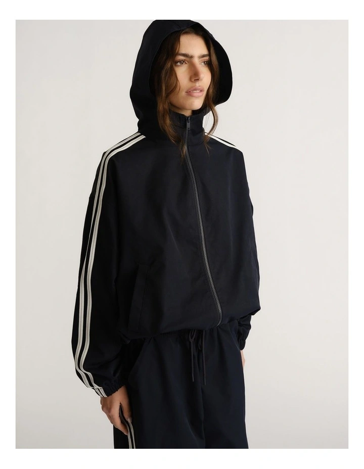 D-Luxe Stripe Hooded Jacket image 3