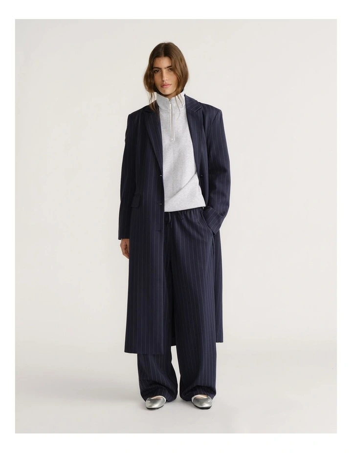 D-Luxe Pinstripe Blazer Coat image 1